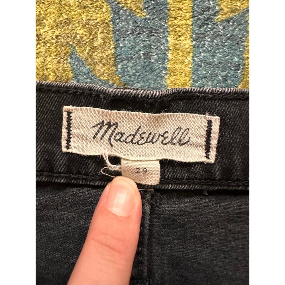 Madewell Stretch Denim Mini Skirt Size 29 - Picture 7 of 8